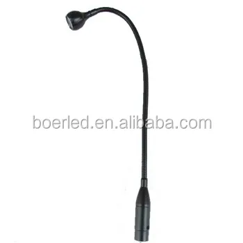 1W LED GOOSENECK LIGHT WITH 4 PINS XLR CONNECTOR