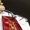 wholesale natural crystal quartz fashion spectacles cat eye optical glasses frame