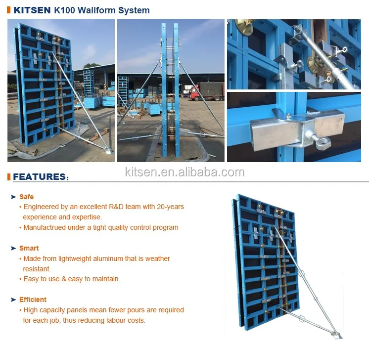 Concrete Casting Formwork Molds For Concrete Walls