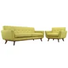 Modern Home Furniture Mid Century Design 3 Seater Wooden Sofa
