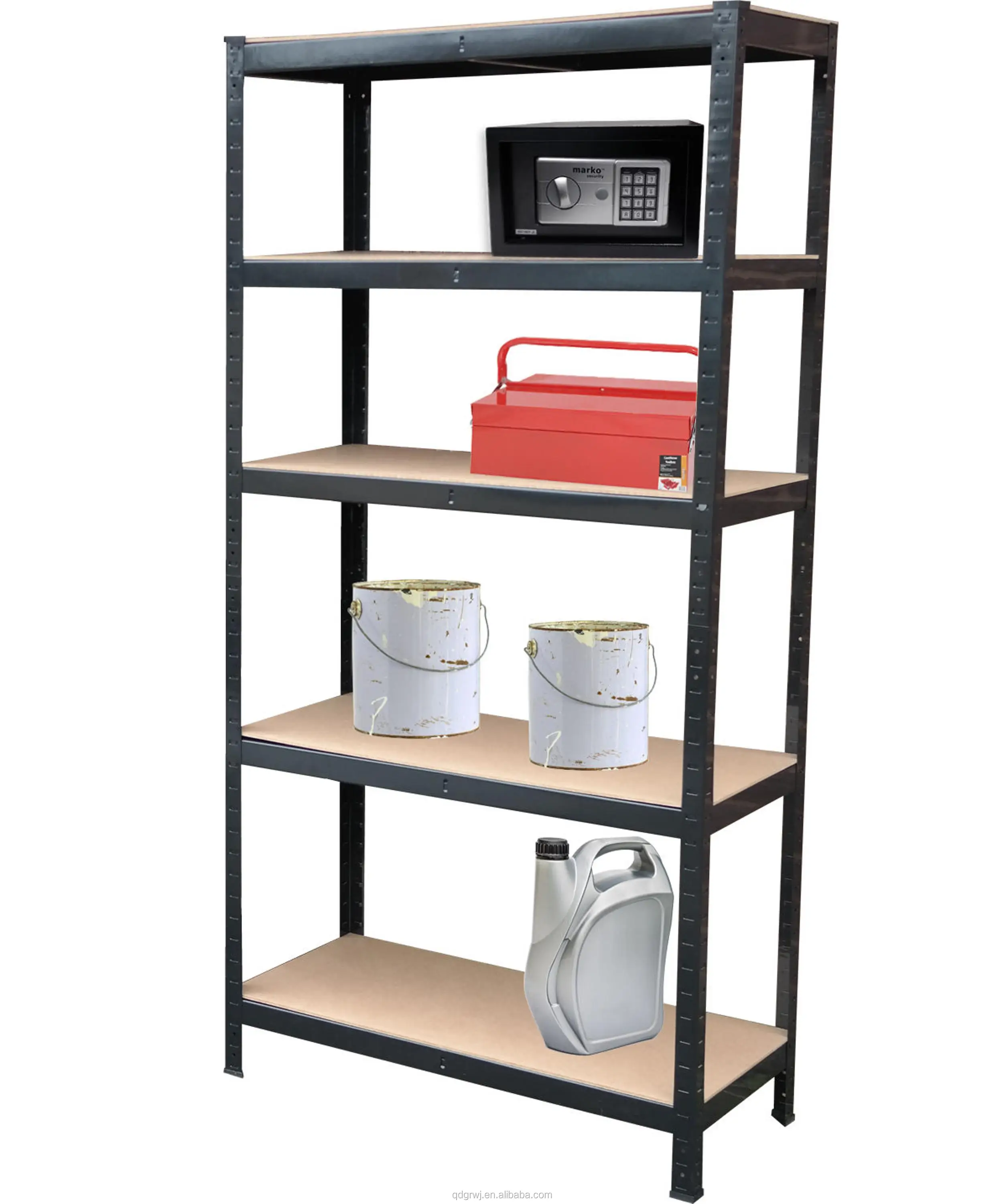 Heavy Duty Steel & Mdf Boltless 5 Tier Racking Shelf Garage Buy 5