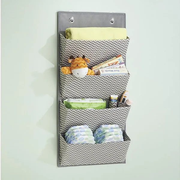 Wall Mount Over Door Storage Organizer Fabric Hanging Organizer