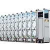 guide rollers decoration gate aluminum parking lot driveway barrier automatic sliding expandable gate RGL-039