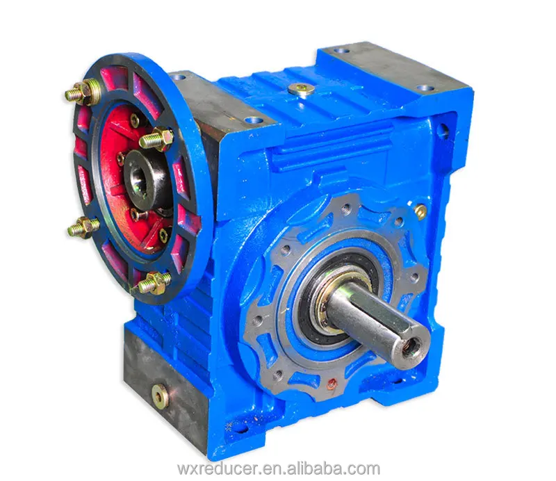 Size 50 Right Angle Worm Gearbox 30:1 Ratio 93 RPM Motor Ready Type NMRV 
