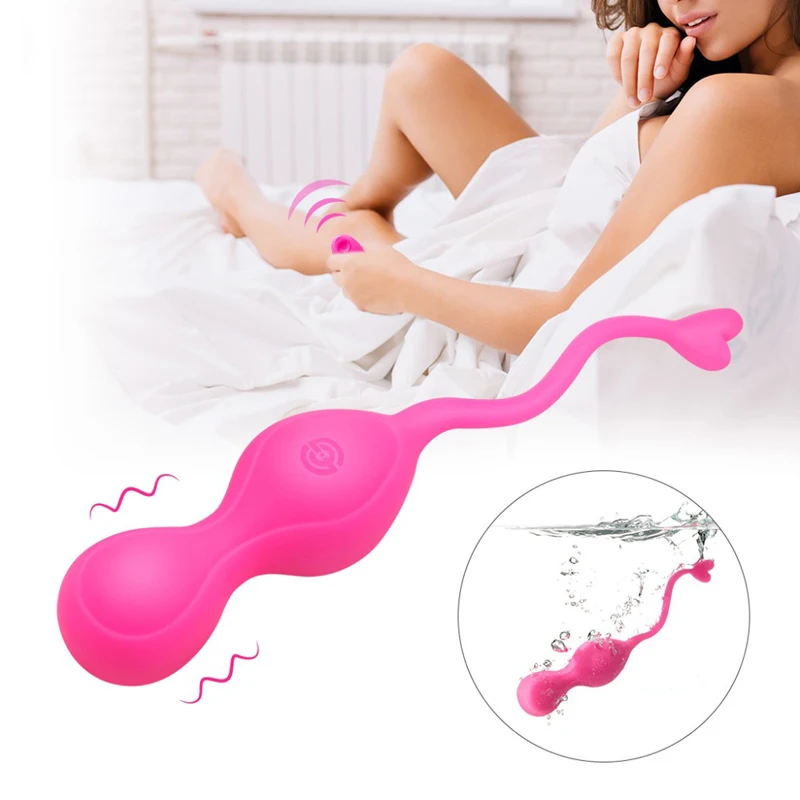 Remote controlled vagina tightening koro smart exercise kegel ball