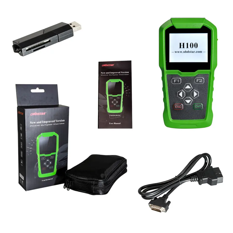 OBDSTAR H100 Auto Key Programmer use new hardware chip, have better performance than F100