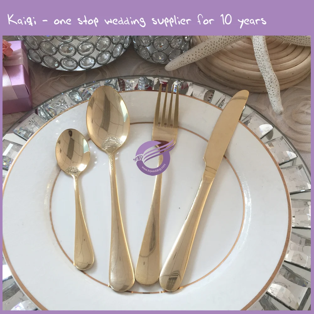 K7935 Cheap Wedding Bulk Cutlery Kitchenware,Gold Plated Flatware Wholesale - Buy Flatware ...