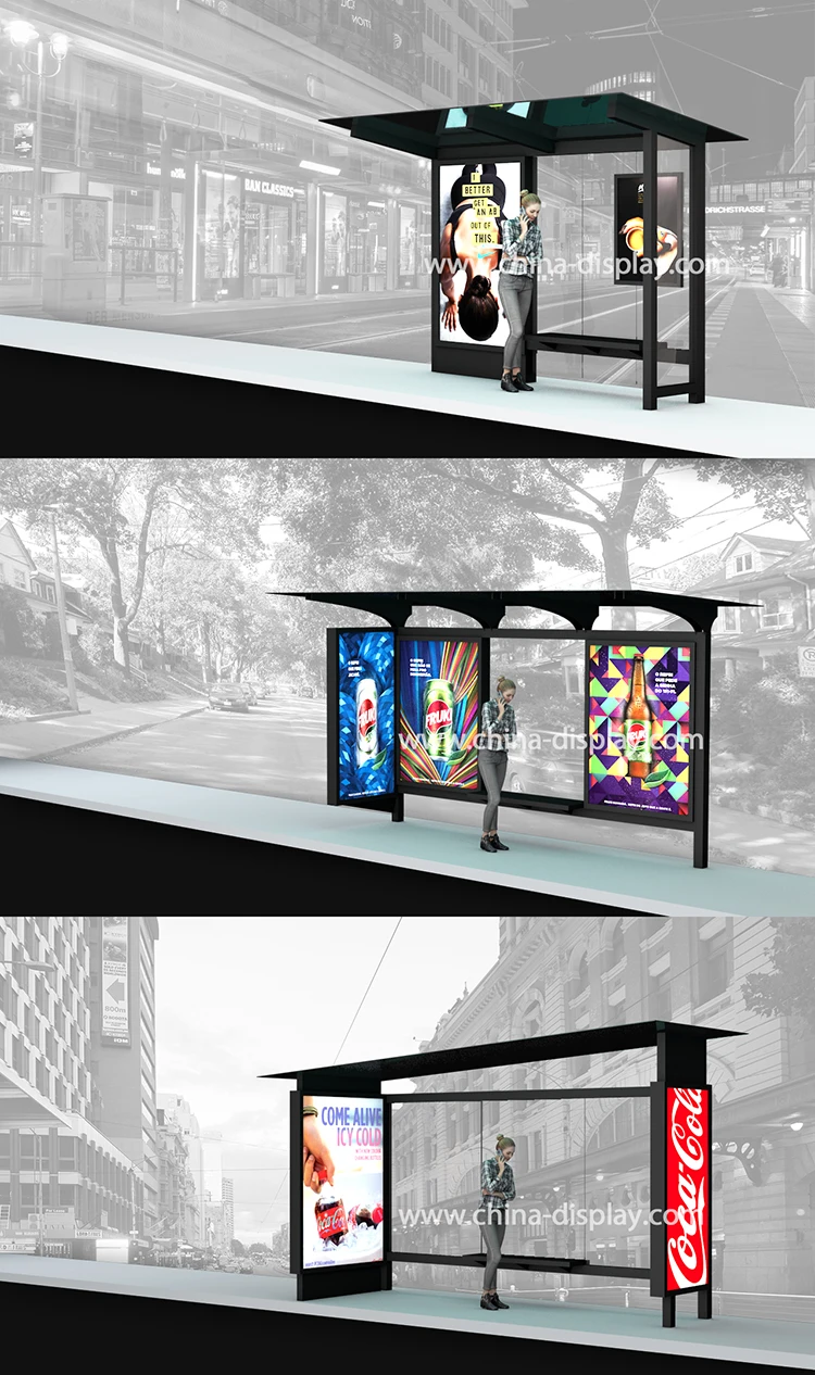 Standing Advertising Metal Bus Stop Dimensions Buy Bus Stop