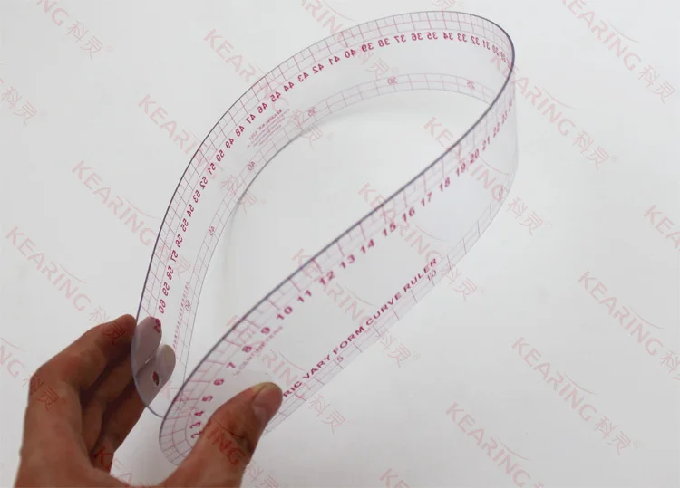 Kearing French Curve Ruler - 24 Inch Flexible Aluminum For Sewing, Pattern Making, Quilting & Design - View #2