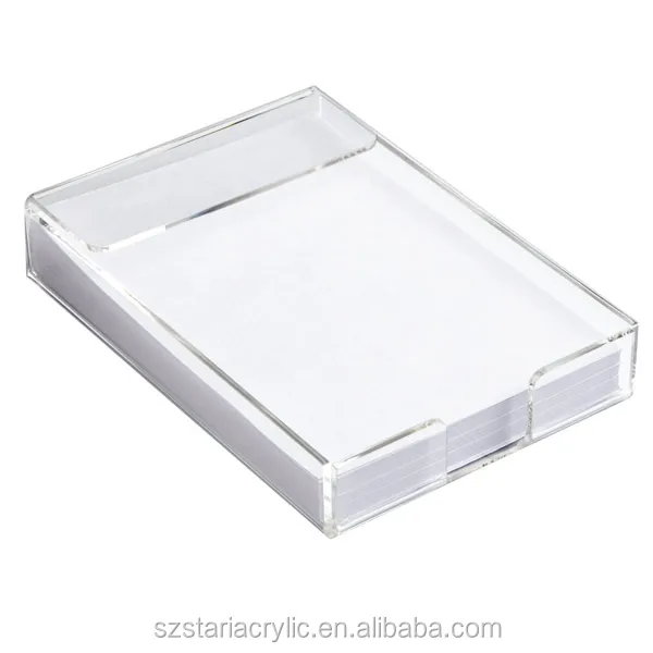 High Quality Acrylic Memo Tray Acrylic Notepad Holder Buy Acrylic