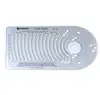 CNC router lucite template Precision-drilled CNC Machined Acrylic Part Jasper 200-PRO Plunge Router Circle Cutting Guide