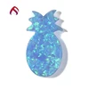 Synthetic opal pineapple light blue gem opal stone beads 8*14mm