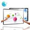 China factory waterproof antisunlight exhibition kiosk stand pc 55 inch ir touch frame for led