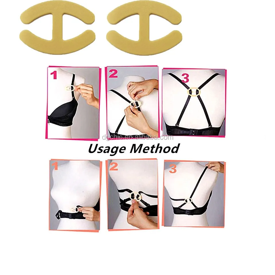 Women Bra Cleavage Control Plastic Buckle Back Strap Holer Clip Buy