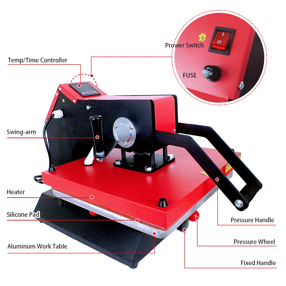 high quality heat press machine