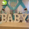 New Style High Quality Custom white PVC letter BABY table