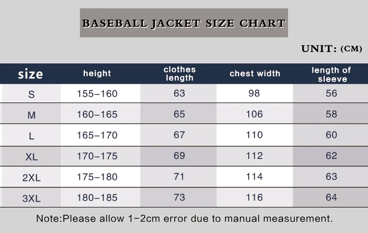 Zip Up Baseball Jersey Uniform For Outdoor Sports Winter Coats Varsity ...