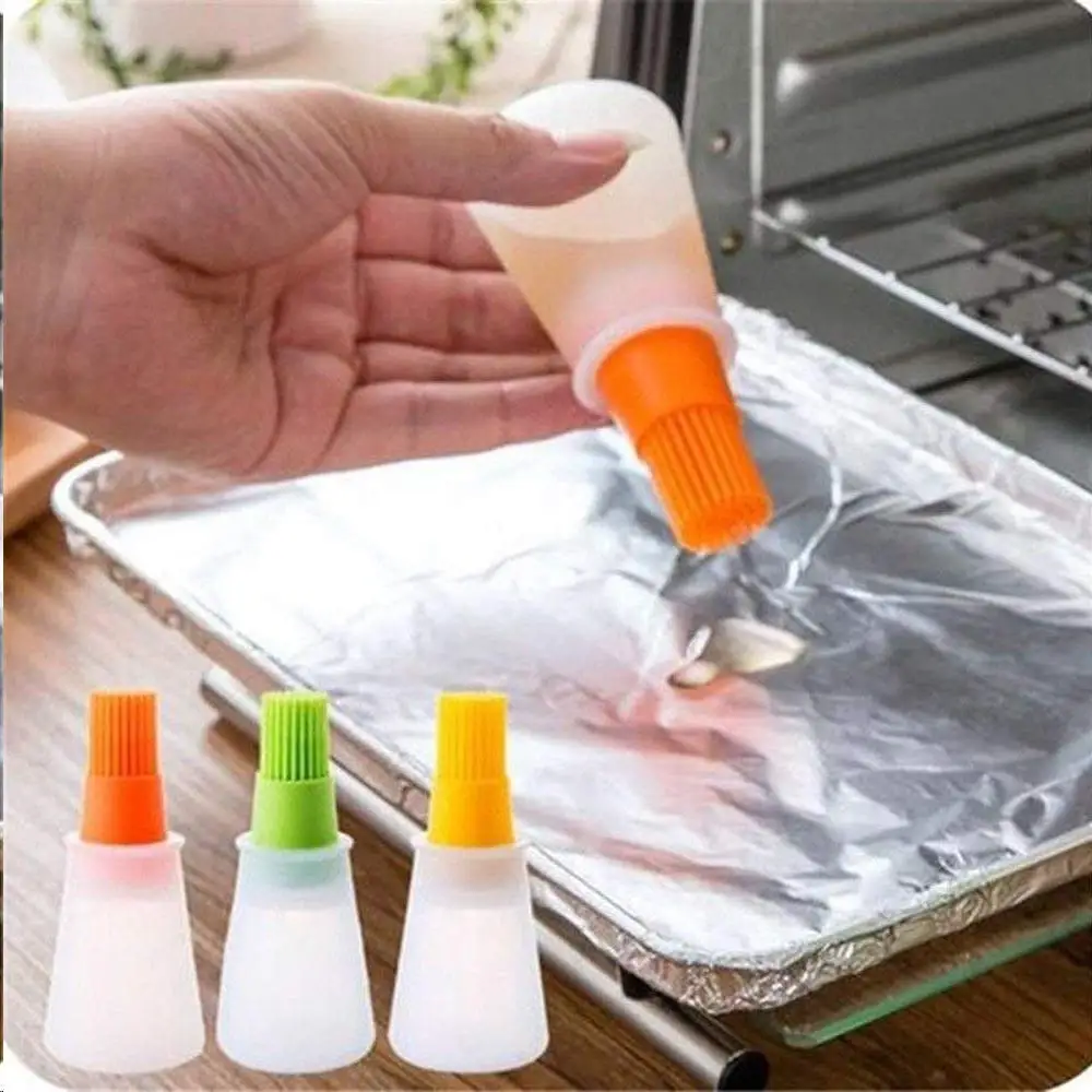 KUDA High Quality Silicone Oil Bottle Brush Cooking Baking Basting Pancake Kitchen Tool in STOCK