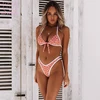 New Arrival Extreme Micro Bikini Thong Floral Quick-drying Japanese Sexy Swimsuit
