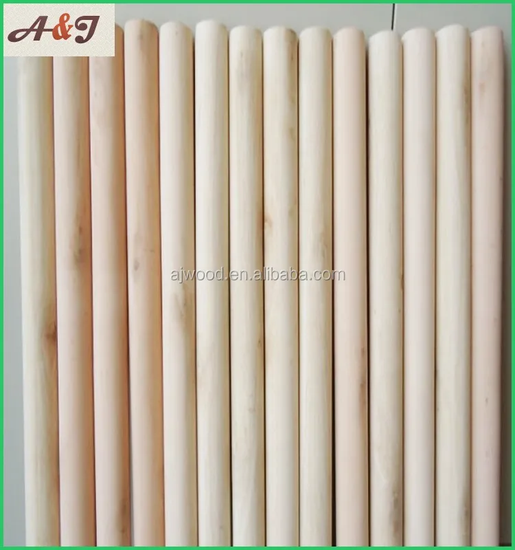 Best Quality Natural Wooden Broom Stick With Italian Thread Buy