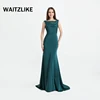 Guangzhou factory manufactures sexy front beaded deep v back evening dresses