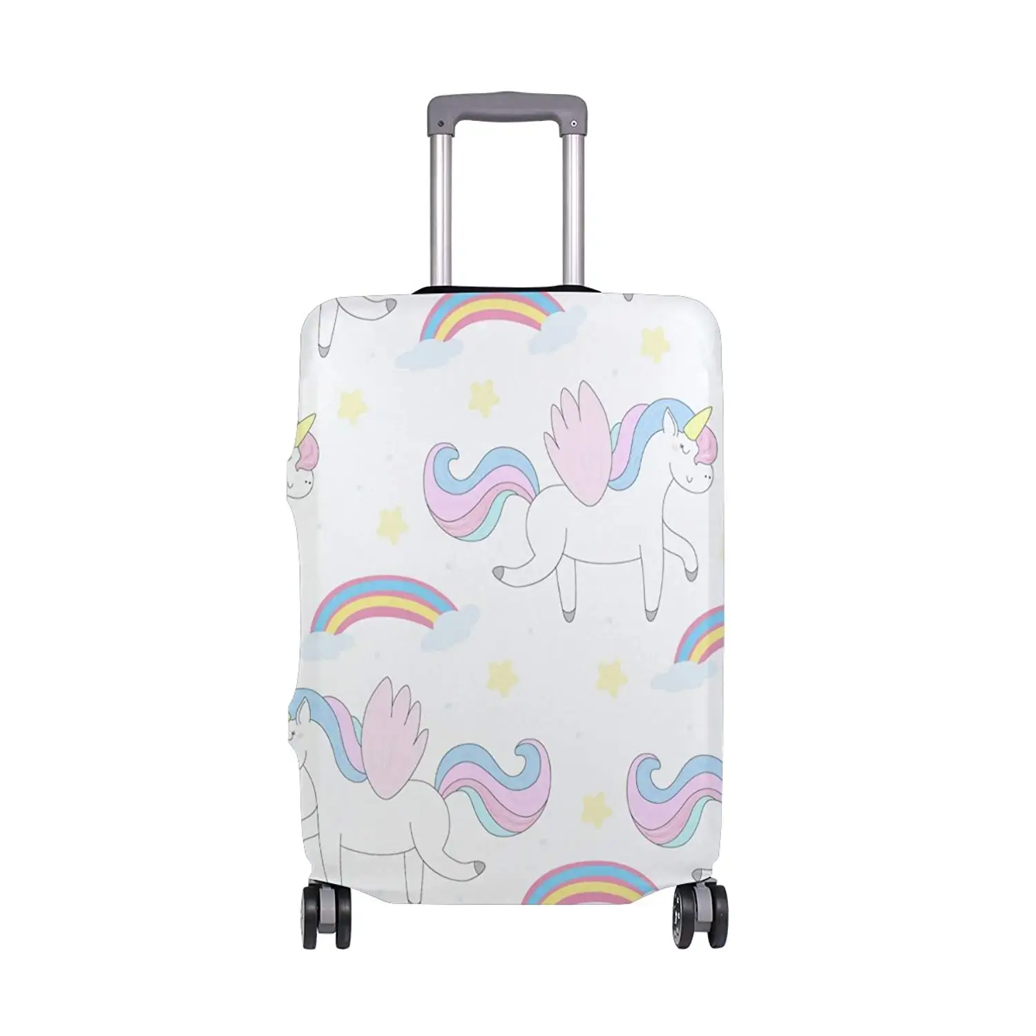 kids rainbow suitcase