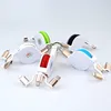 In Stock Retractable Flexible Micro Type c USB Data Charging Cable 3 in 1 Fast Charging 1M Cable