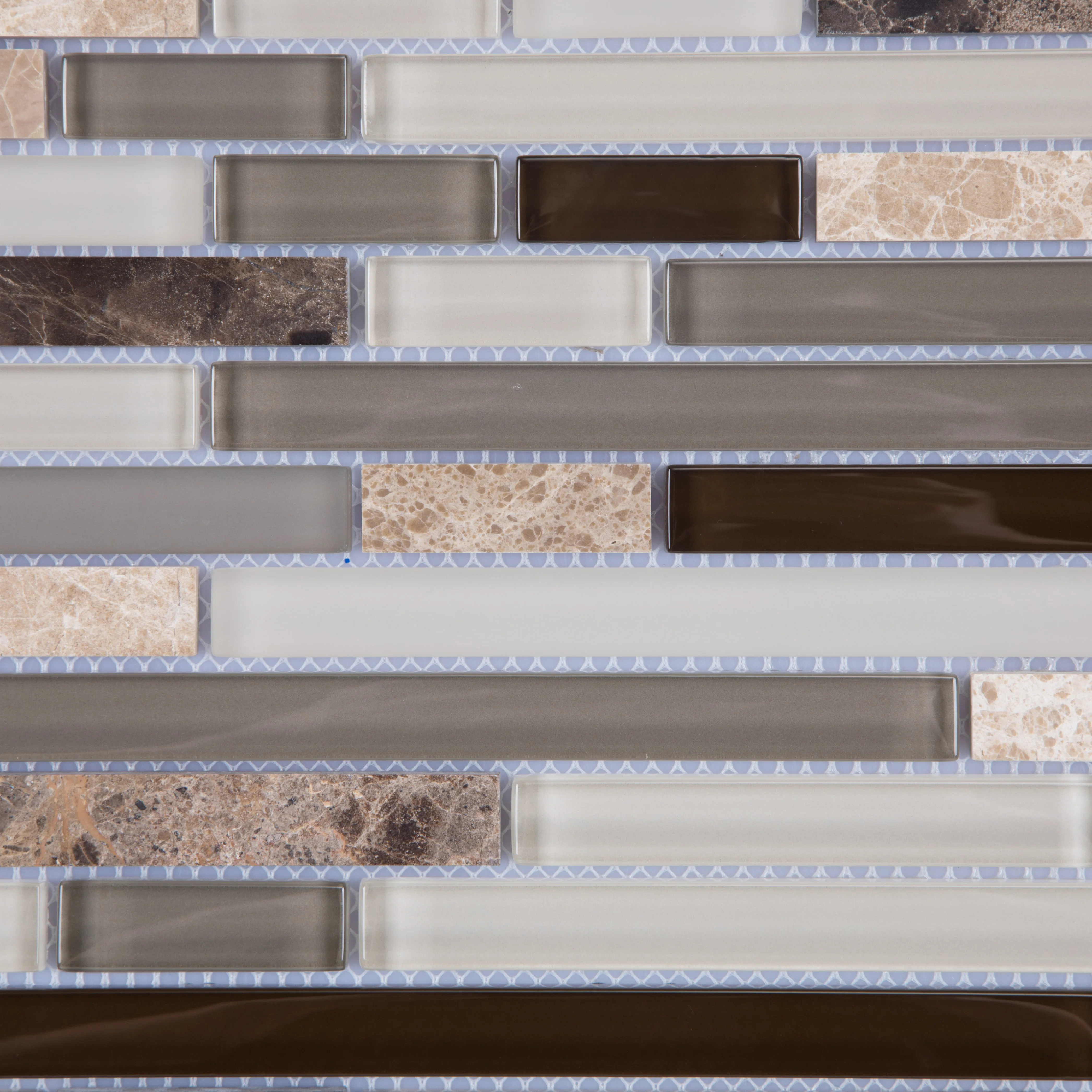 Factory price natural black marble stone wall tile strips