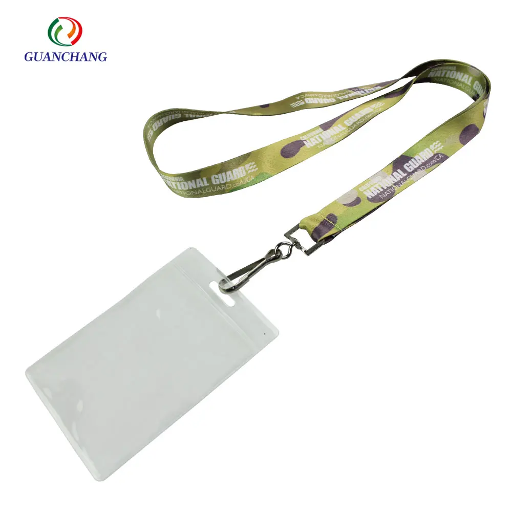 Pvc Id Card Holder With Sublimation Printing Lanyard With Logo - Buy ...