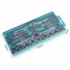 20pcs/set M6-M12 Tap and Die Set Combination Alloy Steel Hand Tools Metric Size for Wood Plastic Soft Metal Steel