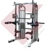 Smith machine multifunctional hammer strength mts power rack gym equipment power rack with 100KGx2 weight stack