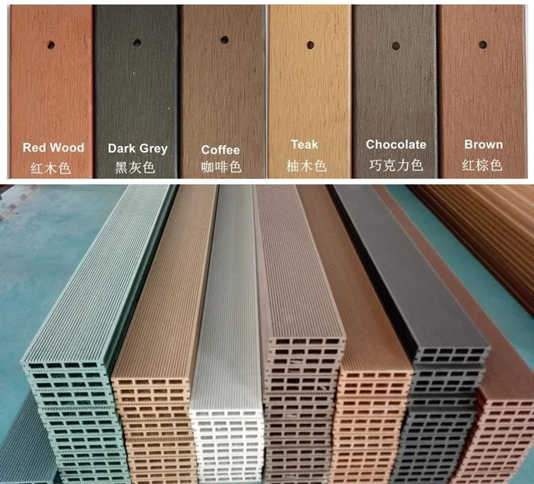 Various Colours Wpc Waterproof Outdoor Privacy Fence Panel Garden