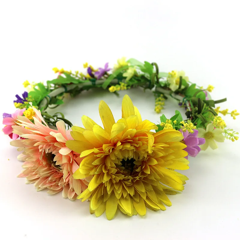 flower garland hair accessories