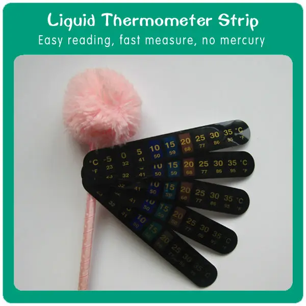 En71 Approved Indoor Room Thermometer Strip/lcd Digital Thermometer