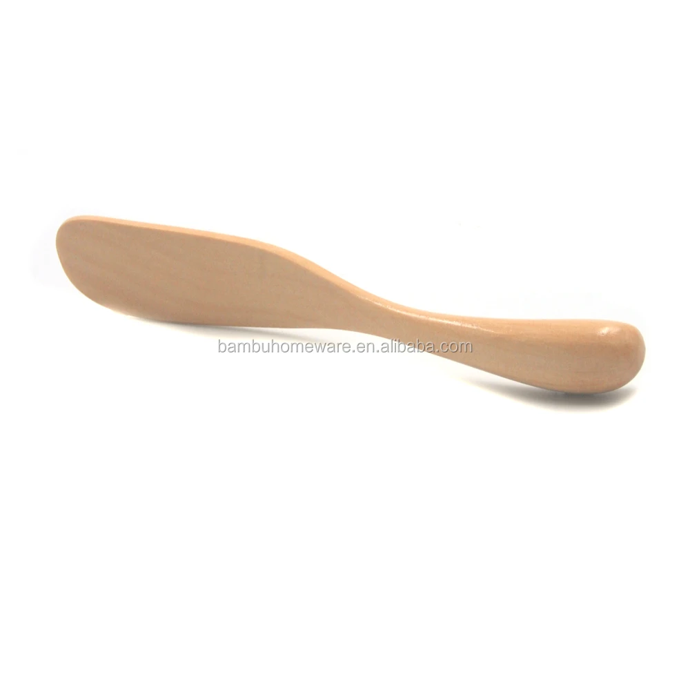 Novelty Eco Friendly Cheese Knives Small Butter Knife Reusable Wooden Butter Knife