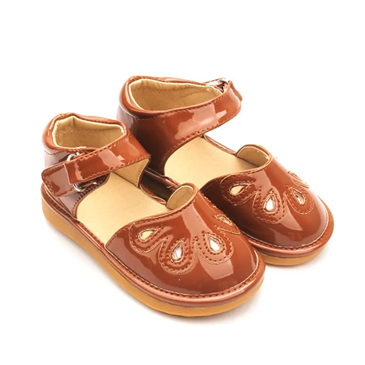 Pu Leather Genuine Leather Baby Squeaky Toddler Kids Sandals Buy