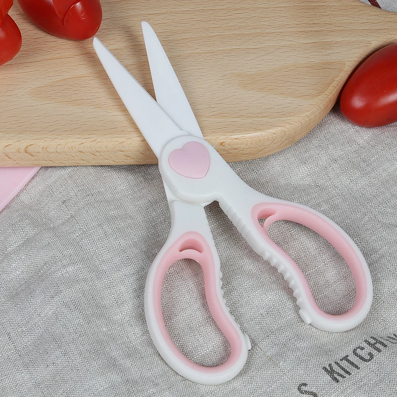 Ceramic Scissors Zirconia Blade Baby Ceramic Food Cutting Mini Ceramic