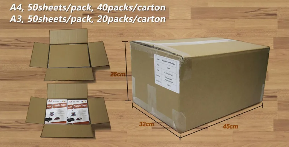 Special Paper For Pen Printing Heat Press Machine A4 Size Laser