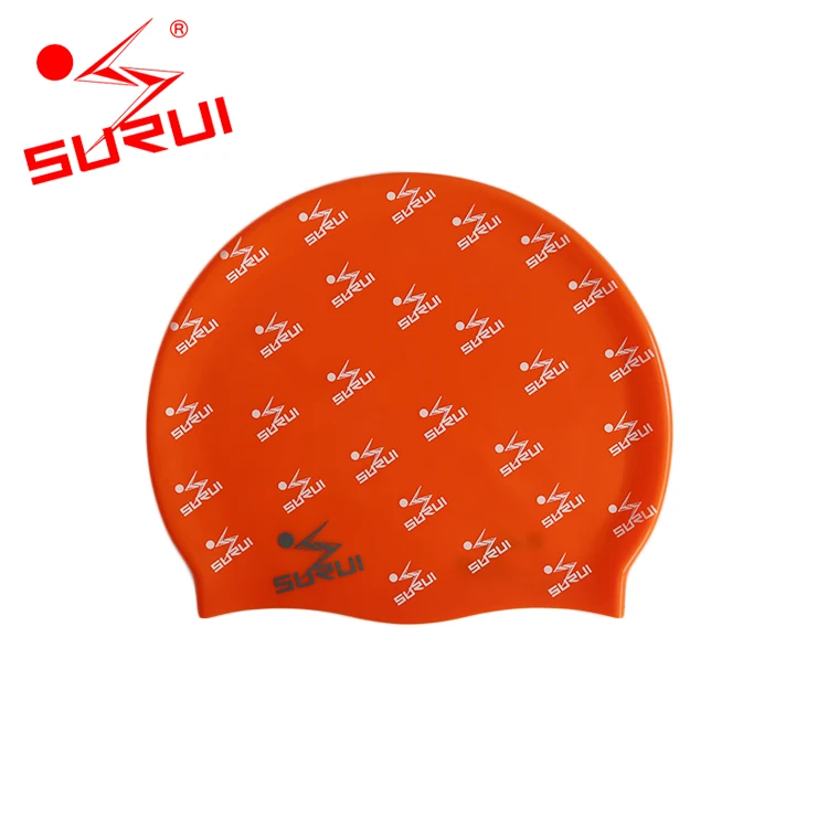100% Silicone Children Premium Custom Waterproof Swim Cap for Adult