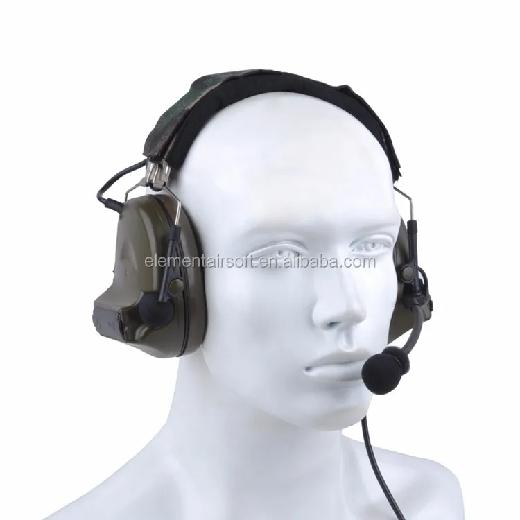 Z tactical Comtac II noise cancelling military headphones radio headset walkie-talkie Tactical headset communicator Z 041