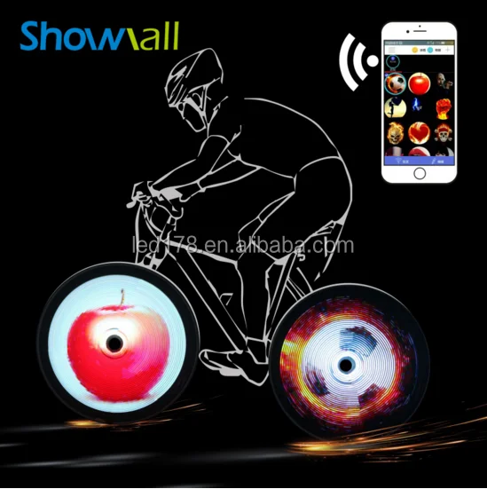 led bicycle wheel lights with video DIY animation Spoke light