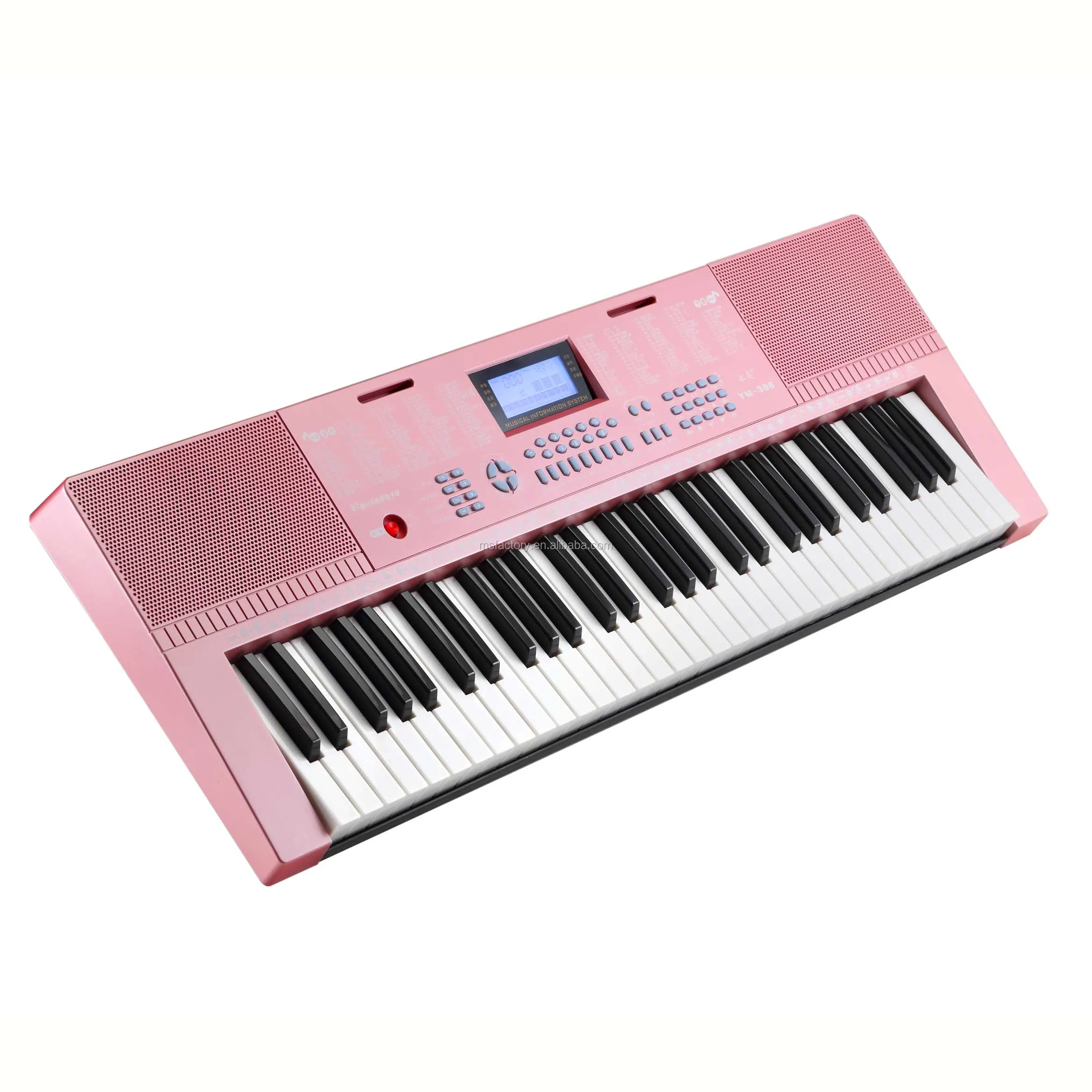 Pink Color 61 Keys Electronic Keyboard With Lighted Keys Study Keys Buy Lighted Keys Keyboard