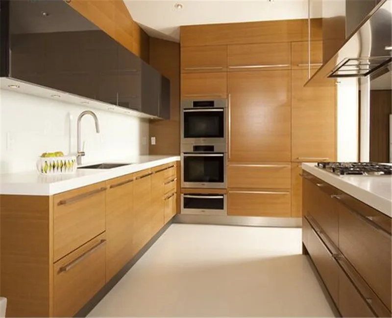 Wholesale modern kitchen cabinet shaped cupboard organizer wooden with showcase designs