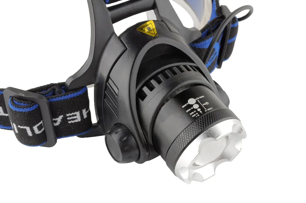 T6 Zoomable Led Ultra Bright Bicycle Light Aluminium Rechargeable