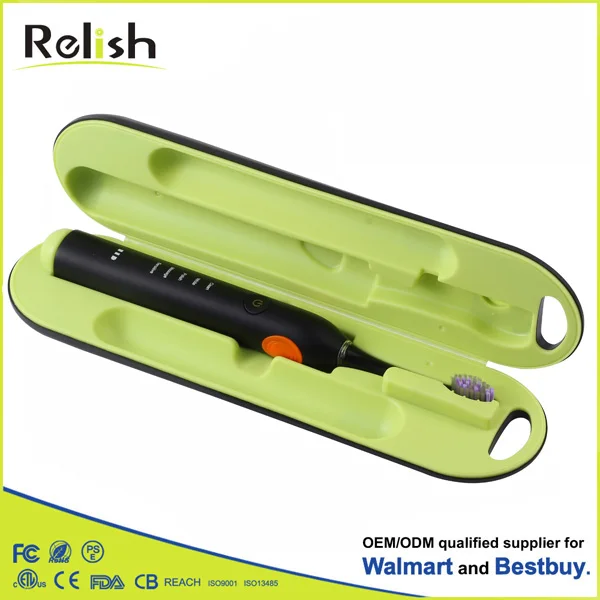 Sonic Cleaner Massager Oral Toothbrush Sonic Travel Toothbrush with Replacement Brush Heads