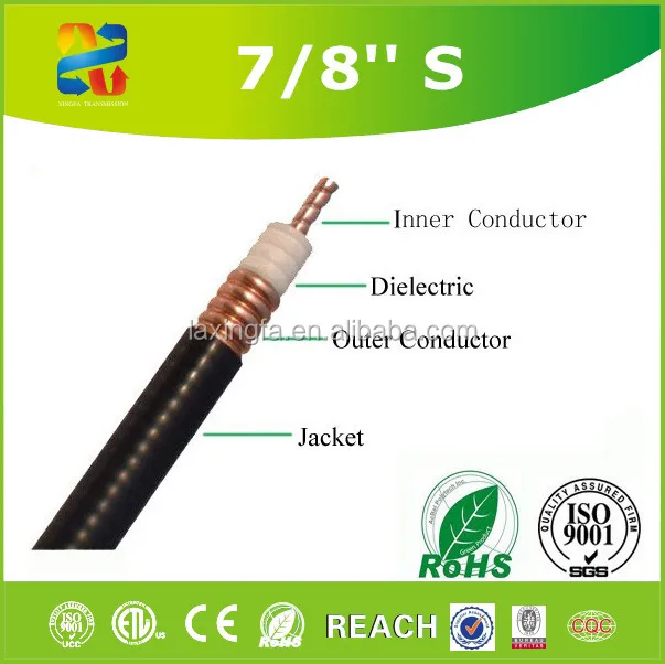 High quality Helix coaxial cable/rf coaxial cable/7 8 feeder cable 2