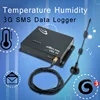 Temperature Humidity sms gateway 3g Data Logger for remote control pump