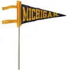 felt pennant flag with stick ,triangle shape felt soccer signal pennants