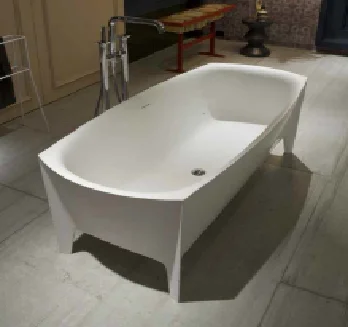 GM-8001Italian designed solid surface artificial stone bathtub