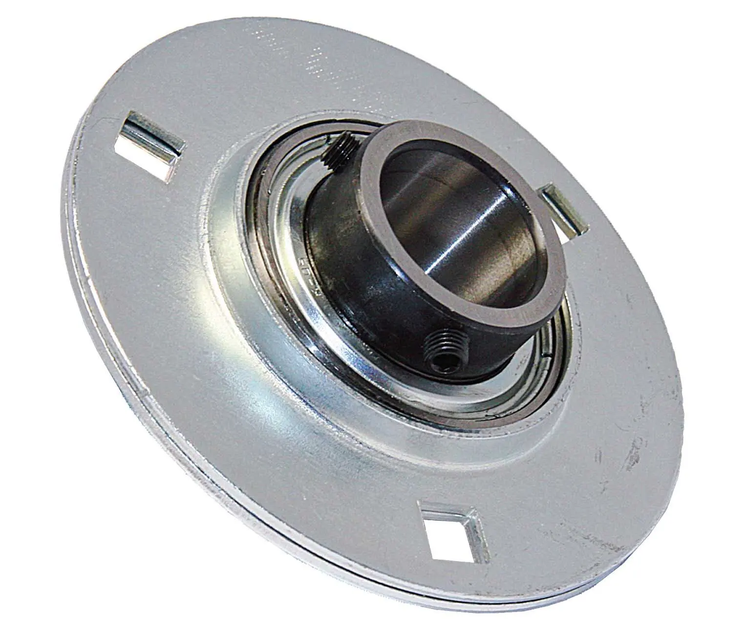 Steel Set screw Lock Inch SBPF202-10 Flanged Mounted Bearing 3 Bolt 5//8 Inside Diameter